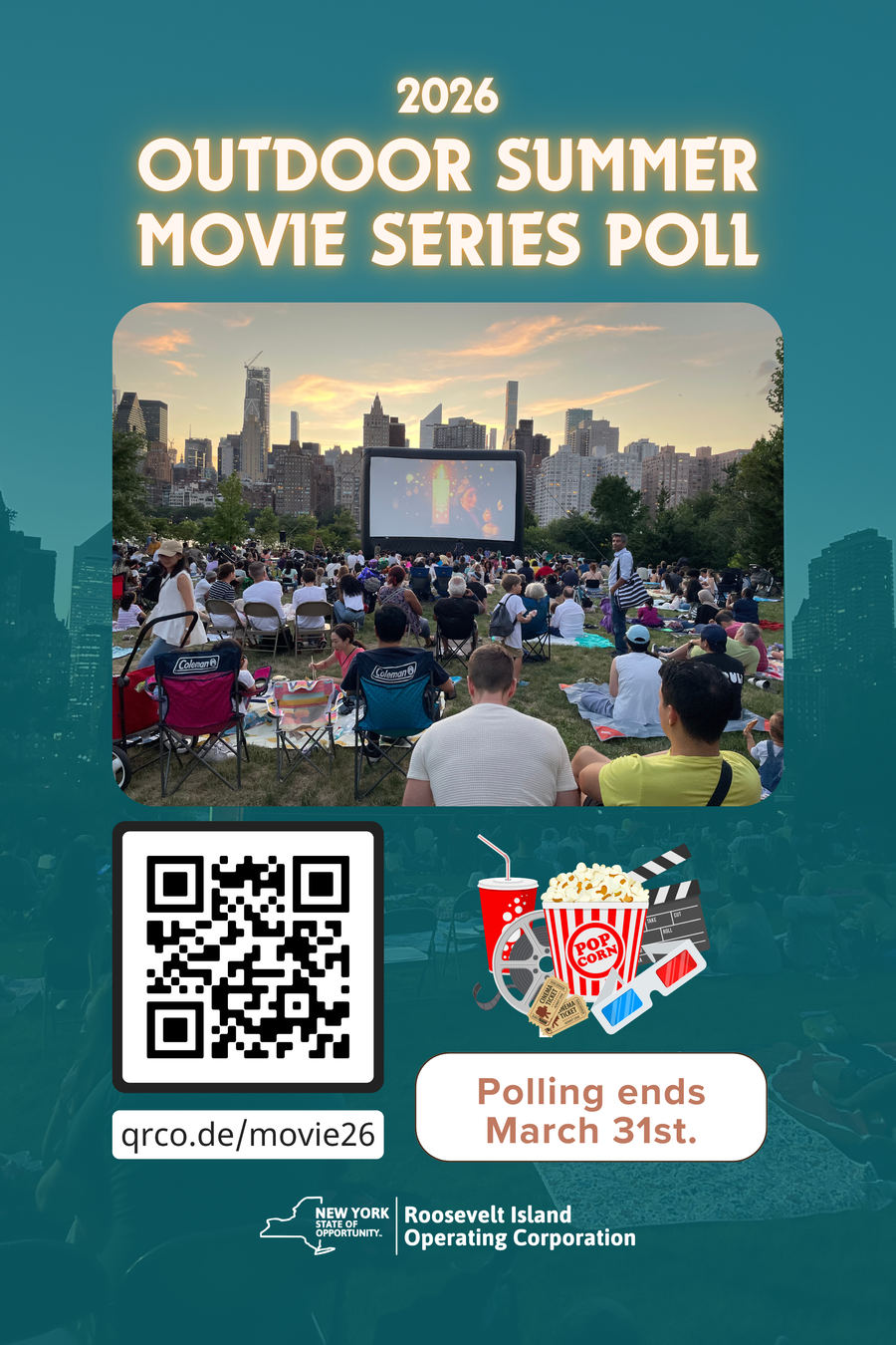 Vote for the 2026 Summer Movie Series in Southpoint Park